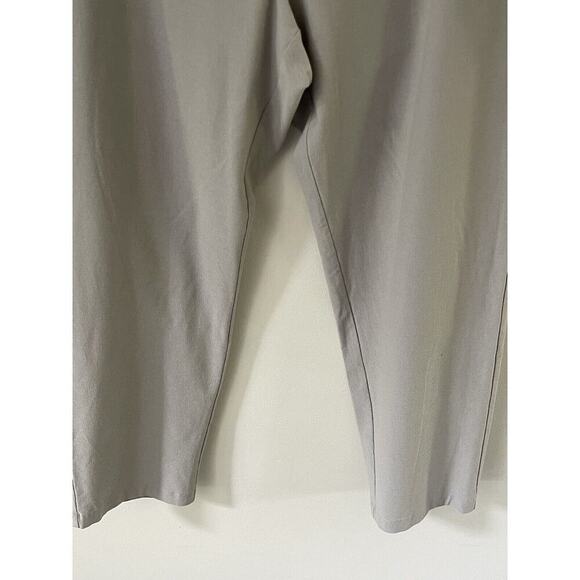 Eileen Fisher Women's Pull-on Stretch Waist Pants Relaxed Fit Gray Viscose Blend - Picture 2 of 11